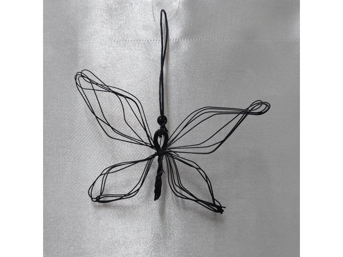 203559 I motyl-drat-cerny