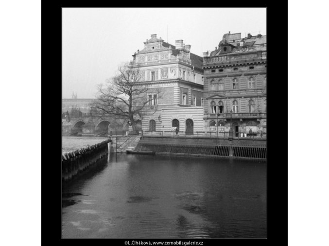 Smetanovo muzeum (1095), Praha 1961 březen, černobílý obraz, stará fotografie, prodej