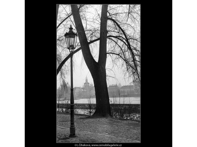 Na Kampě (1132), Praha 1961 duben, černobílý obraz, stará fotografie, prodej