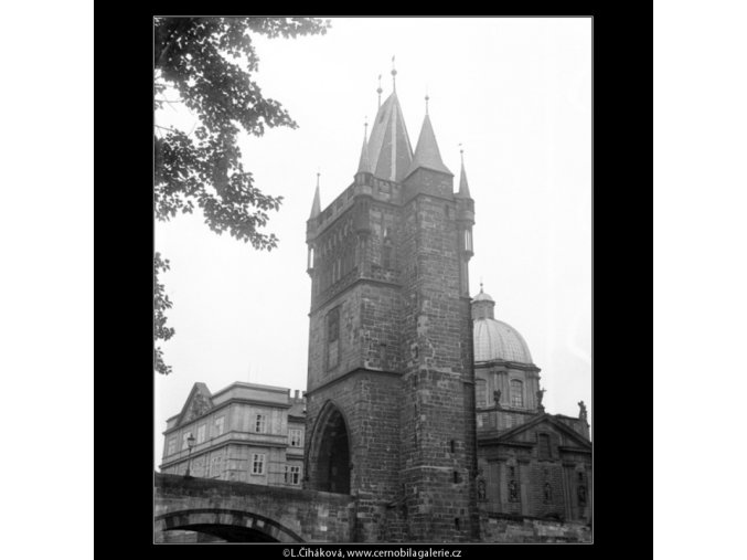 Staroměstská věž (1254-5), Praha 1961 , černobílý obraz, stará fotografie, prodej