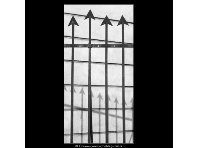 Mříž (1946-2), Praha 1962 prosinec, černobílý obraz, stará fotografie, prodej