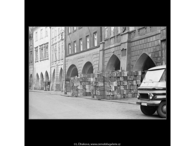 Bedny v Havelské ulici (2131-4), Praha 1963 duben, černobílý obraz, stará fotografie, prodej