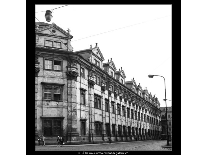 Klementinum (2923-1), Praha 1964 květen, černobílý obraz, stará fotografie, prodej