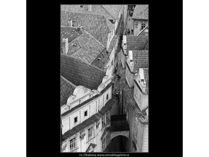 Ústí Melantrichovy ulice (2976-9), Praha 1964 červen, černobílý obraz, stará fotografie, prodej