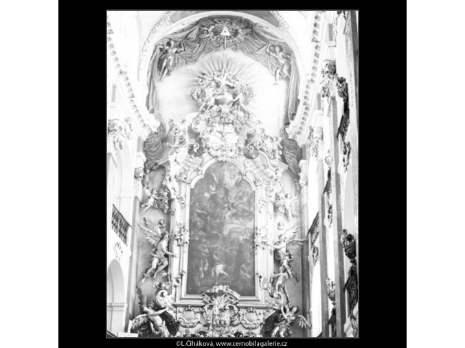 Chrámu sv.Jakuba (3079-2), Praha 1964 červenec, černobílý obraz, stará fotografie, prodej