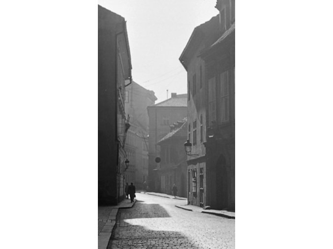 Liliová ulice (3284-1), Praha 1964 říjen, černobílý obraz, stará fotografie, prodej