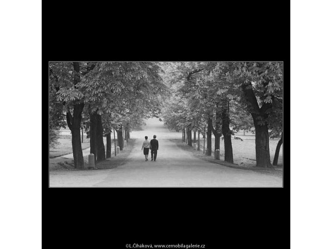 Dvojice na cestě (3673), žánry - Praha 1965 květen, černobílý obraz, stará fotografie, prodej