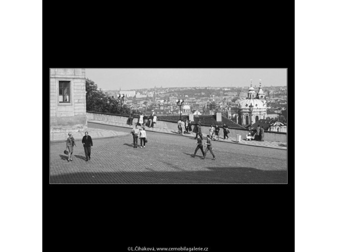 Pohled na Prahu (3850-2), Praha 1965 červenec, černobílý obraz, stará fotografie, prodej