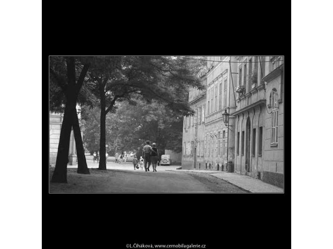 Na Kampě (3889), žánry - Praha 1965 srpen, černobílý obraz, stará fotografie, prodej