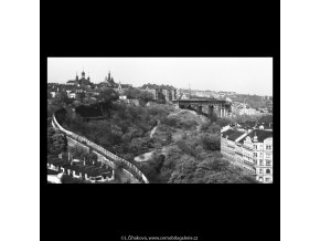 Stavba nuselského mostu (5290-5), žánry - Praha 1967 květen, černobílý obraz, stará fotografie, prodej
