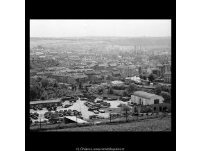 Praha jako na dlani (5368), Praha 1967 červen, černobílý obraz, stará fotografie, prodej