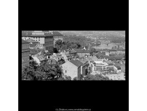 Pohled na Prahu (5410), Praha 1967 červen, černobílý obraz, stará fotografie, prodej