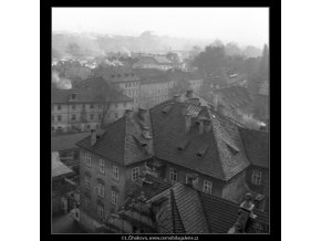 Malostranské stříšky (41-20), Praha 1958 , černobílý obraz, stará fotografie, prodej