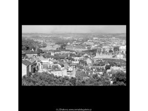 Pohled na Prahu (5409), Praha 1967 červen, černobílý obraz, stará fotografie, prodej