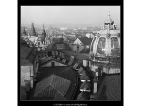 Z Prašné brány (46-3), Praha 1959 , černobílý obraz, stará fotografie, prodej