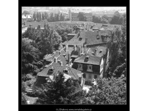 Malá Fürstenberská zahrada (165-2), Praha 1959 červen, černobílý obraz, stará fotografie, prodej