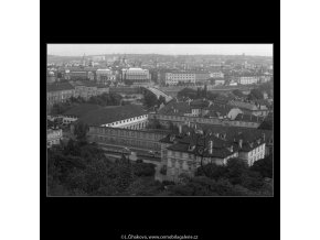 Pohled na Prahu  (224-2), Praha 1959 srpen, černobílý obraz, stará fotografie, prodej