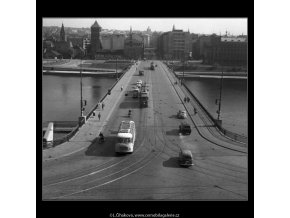 Švermův most (258), Praha 1959 září, černobílý obraz, stará fotografie, prodej
