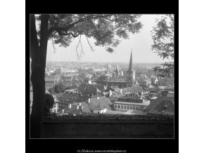 Pohled na Malou stranu (266-6), Praha 1959 , černobílý obraz, stará fotografie, prodej