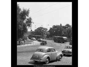 Na Klárově (357-2), Praha 1959 , černobílý obraz, stará fotografie, prodej