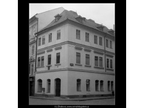 Památný dům (596), Praha 1960 duben, černobílý obraz, stará fotografie, prodej