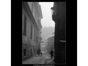 Všehrdova ulice (744), žánry - Praha 1959 , černobílý obraz, stará fotografie, prodej