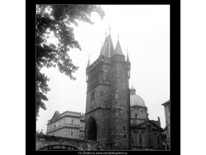 Staroměstská věž (1254-4), Praha 1961 , černobílý obraz, stará fotografie, prodej