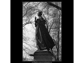 Božena Němcová (1519-2), Praha 1962 březen, černobílý obraz, stará fotografie, prodej