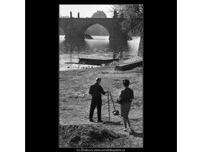 Mladý malíř u vody (1612), žánry - Praha 1962 duben, černobílý obraz, stará fotografie, prodej