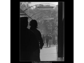 Pasáž Alfa - Světozor (1809), žánry - Praha 1962 září, černobílý obraz, stará fotografie, prodej