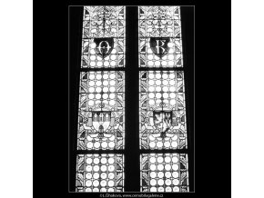 Prašná brána okno (2123-14), Praha 1963 , černobílý obraz, stará fotografie, prodej