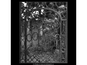 Mřížová vrata (2229-7), Praha 1963 červen, černobílý obraz, stará fotografie, prodej