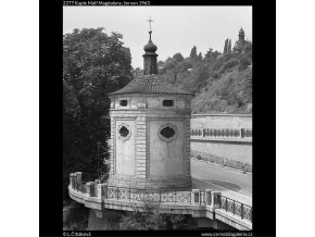 Kaple Máří Magdaleny (2277), Praha 1963 červen, černobílý obraz, stará fotografie, prodej