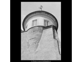 Hradní věžička (2332-2), žánry - Praha 1963 srpen, černobílý obraz, stará fotografie, prodej