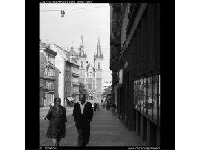 Třída obránců míru (2342-3), Praha 1963 srpen, černobílý obraz, stará fotografie, prodej