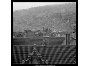 Malostranské střechy (2878-1), Praha 1964 červen, černobílý obraz, stará fotografie, prodej