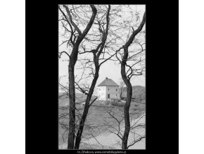 Domek na návrší (2901-2), Praha 1964 květen, černobílý obraz, stará fotografie, prodej