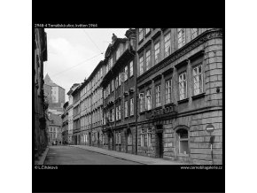 Tomášská ulice (2948-4), Praha 1964 květen, černobílý obraz, stará fotografie, prodej