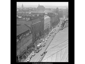 Na Příkopech (2986-3), Praha 1964 červen, černobílý obraz, stará fotografie, prodej