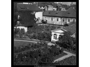 Část Vrtbovské zahrady (384-1), Praha 1959 , černobílý obraz, stará fotografie, prodej