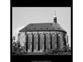 Kostel Panny Marie Sněžné (3210), Praha 1964 září, černobílý obraz, stará fotografie, prodej