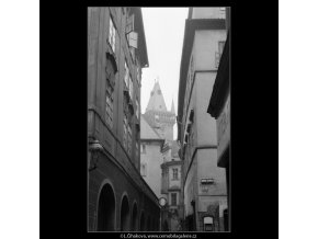 Věž Staroměstské radnice (733), Praha 1959 , černobílý obraz, stará fotografie, prodej