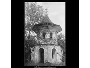 Čínský pavilon (3738), Praha 1965 květen, černobílý obraz, stará fotografie, prodej