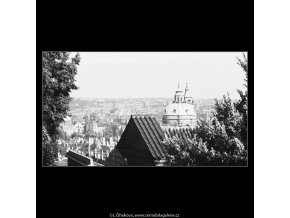 Pohled na Prahu (3850-1), Praha 1965 červenec, černobílý obraz, stará fotografie, prodej