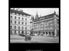 Jezuitská kolej a dům Smiřických (3882-5), Praha 1965 srpen, černobílý obraz, stará fotografie, prodej