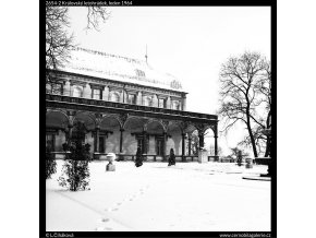 Královský letohrádek (2654-2), Praha 1964 leden, černobílý obraz, stará fotografie, prodej