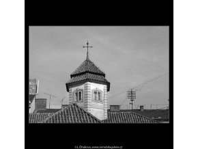 Pražské věžičky (4732-3), Praha 1966 srpen, černobílý obraz, stará fotografie, prodej