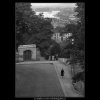 Pohled z Černé věže k Vltavě (919), žánry - Praha 1960 , černobílý obraz, stará fotografie, prodej