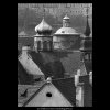 Věže a střechy (5345), Praha 1967 květen, černobílý obraz, stará fotografie, prodej