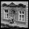 U Zlatého jelena (5369), Praha 1967 červen, černobílý obraz, stará fotografie, prodej
